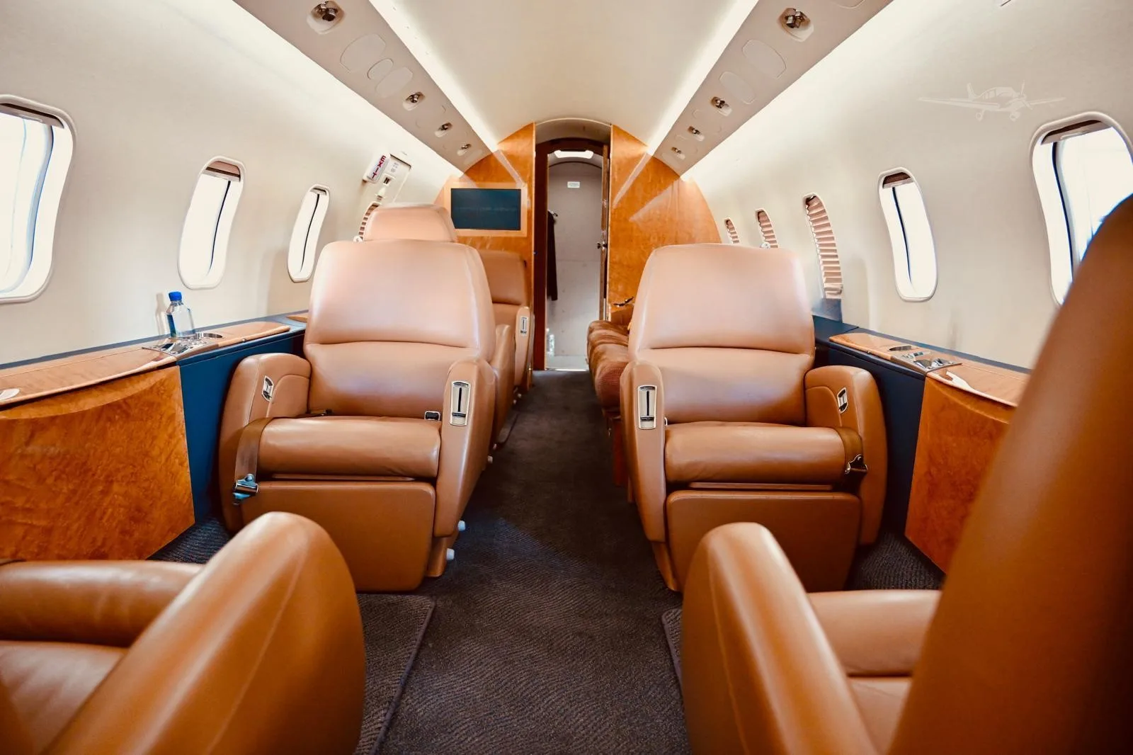 Cabin interior of a 2007 BOMBARDIER CHALLENGER 300.