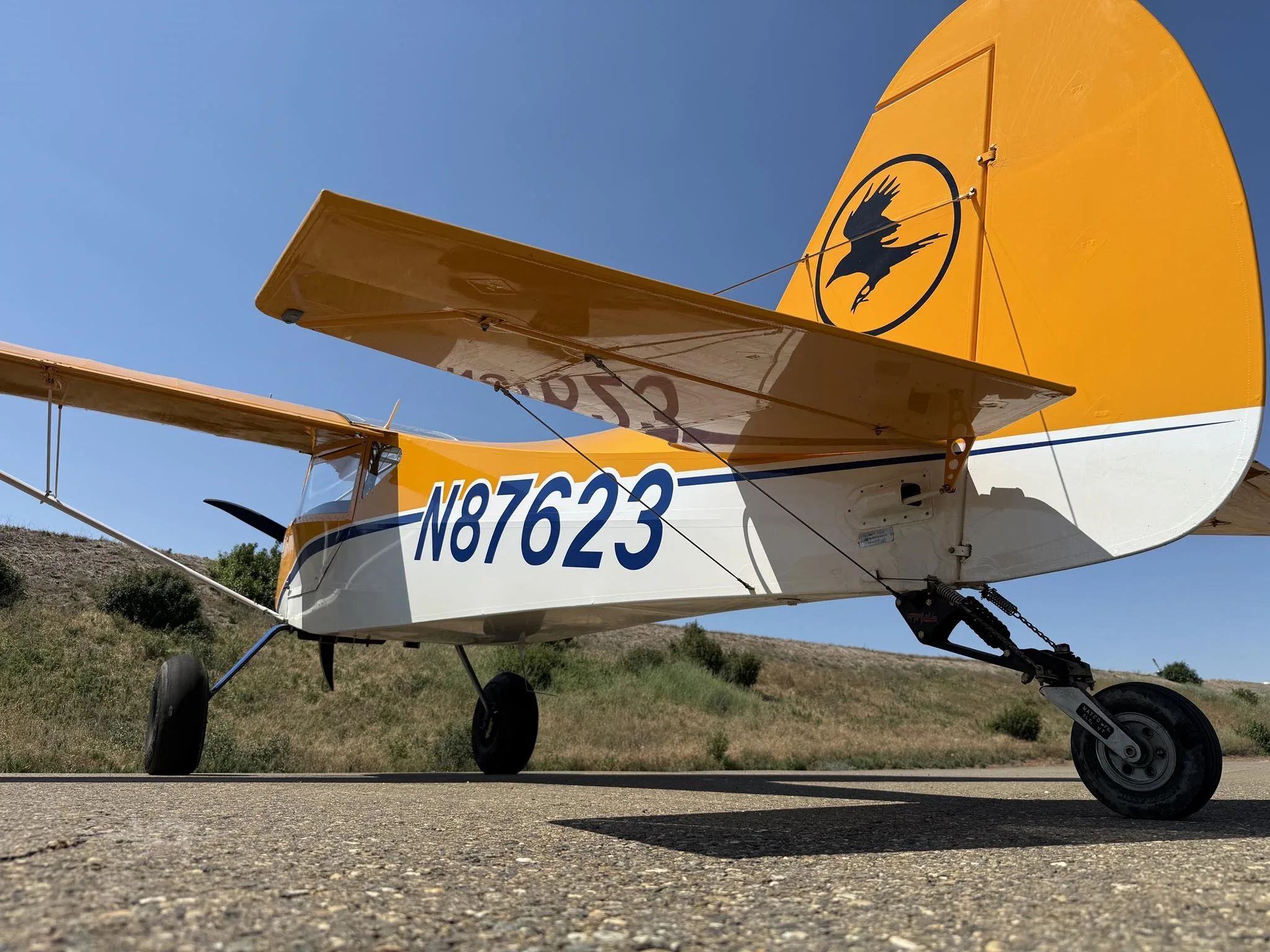 Exterior view of a 2016 RANS S-20 RAVEN, N87623.