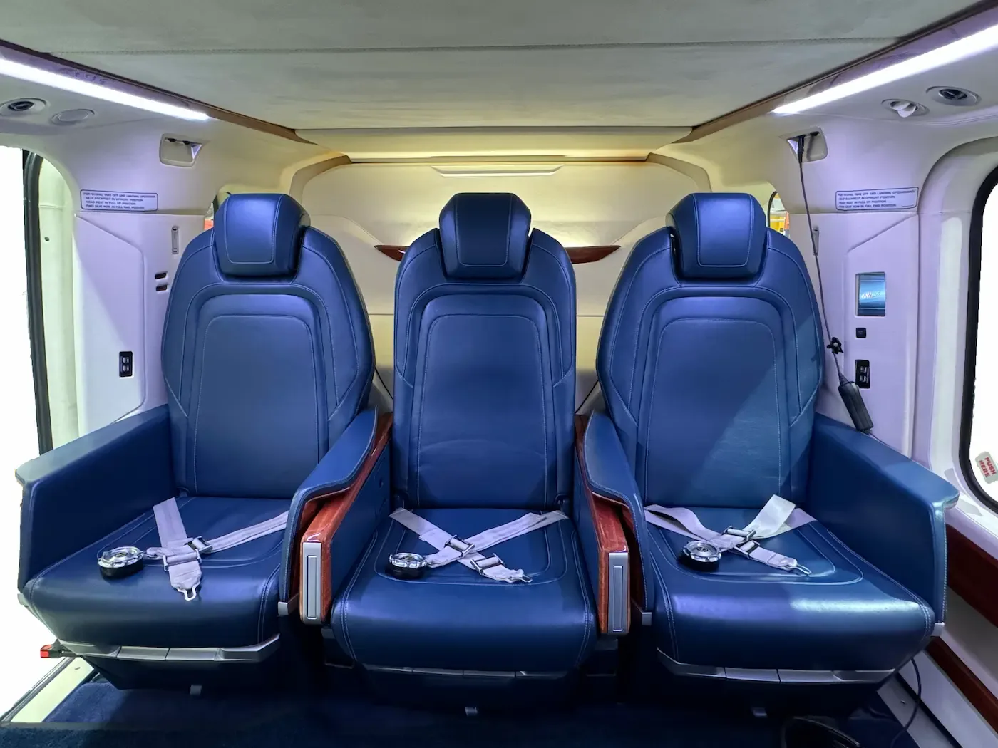 Cabin interior of a 2016 Leonardo AW169.