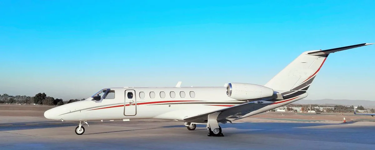 Exterior view of a 2004 Cessna Citation CJ3.