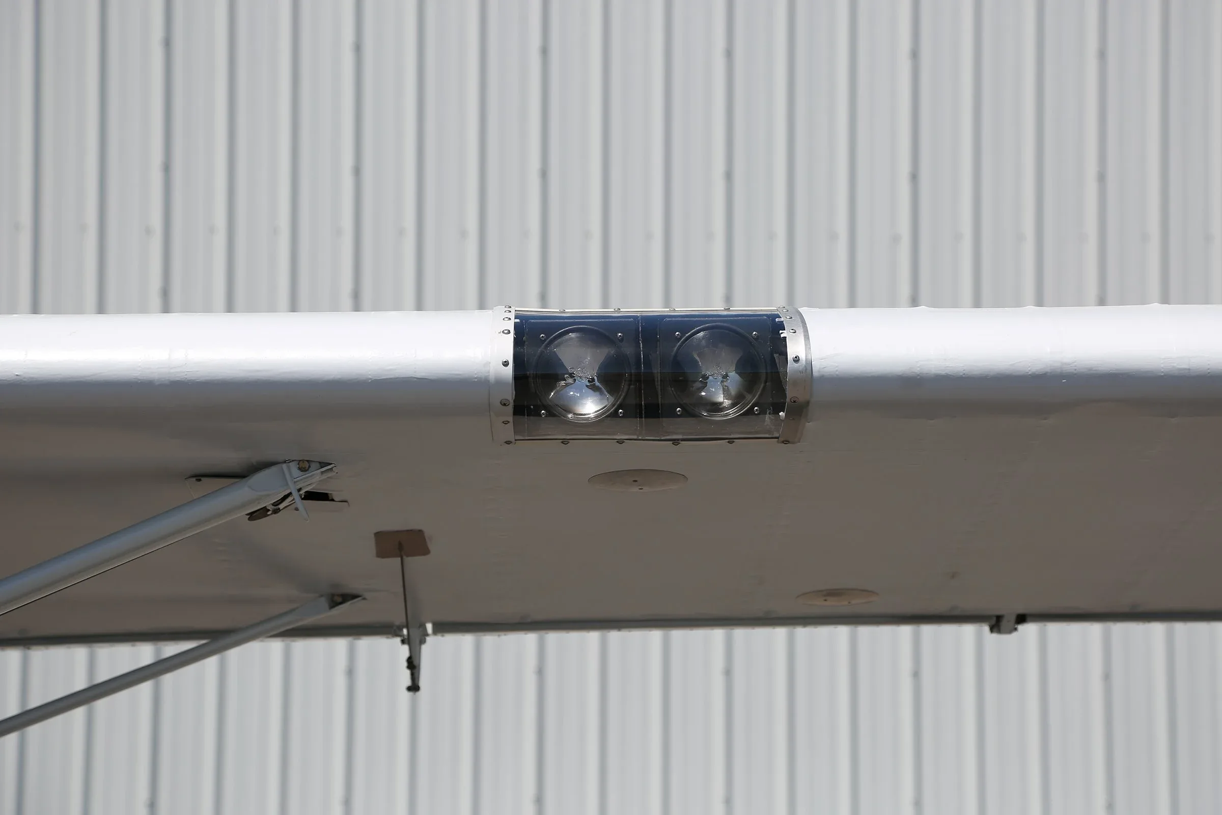 Exterior view of a 1981 Piper Super Cub.