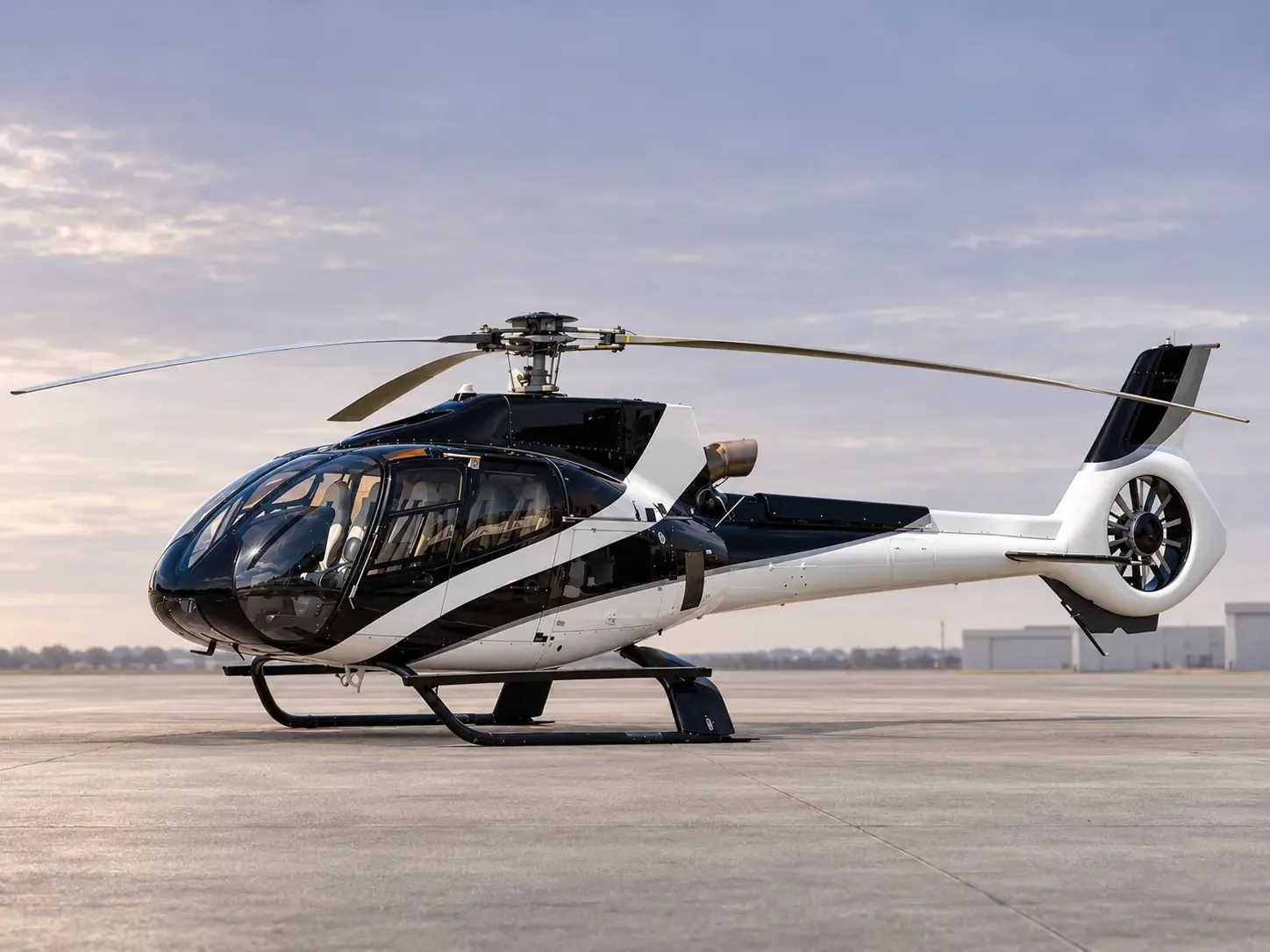 Exterior view of a 2010 Eurocopter EC130B4.
