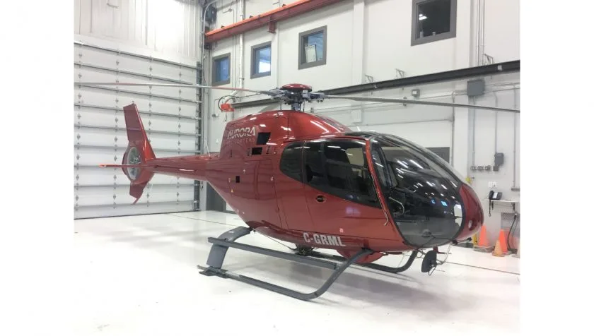 Exterior view of a 2008 Eurocopter EC120B 1534, C-GRML.