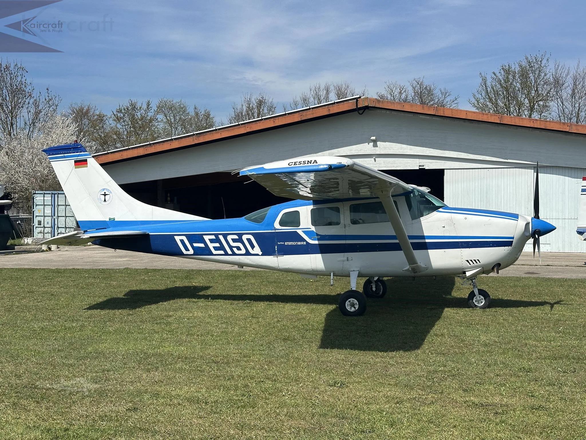 Exterior view of a 1975 CESSNA TURBO U206F STATIONAIR, D-EISQ.