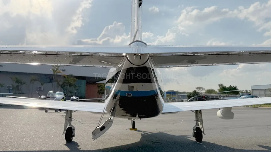 Exterior view of a 2019 Piper M500.
