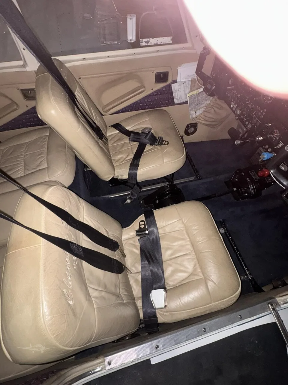 Cabin interior of a 1968 PIPER CHEROKEE 6/300.