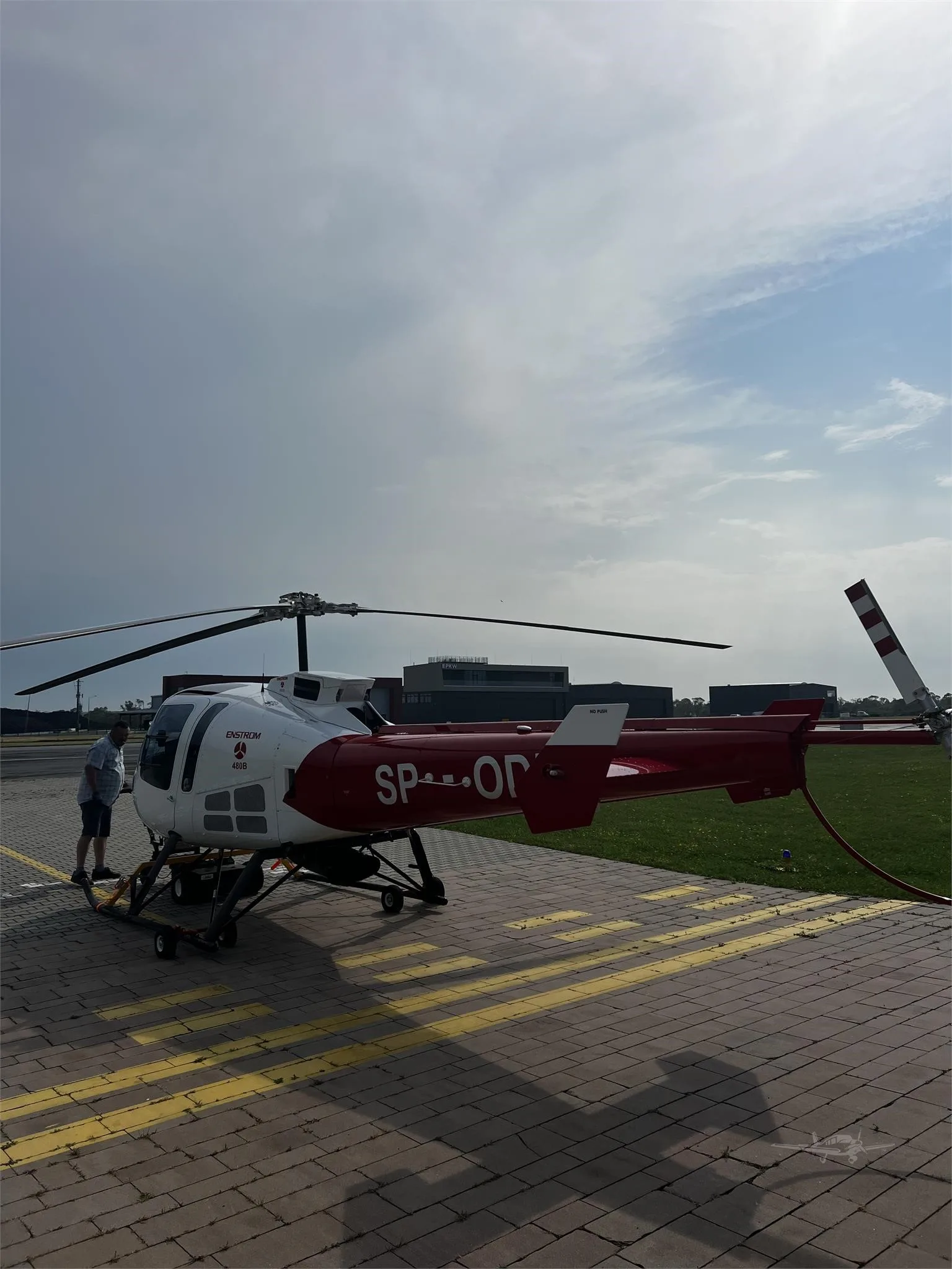 Exterior view of a 2016 ENSTROM 480B TURBINE, SP-ODU.