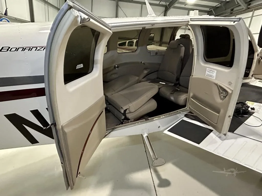 Cabin interior of a 2019 BEECHCRAFT G36 BONANZA.