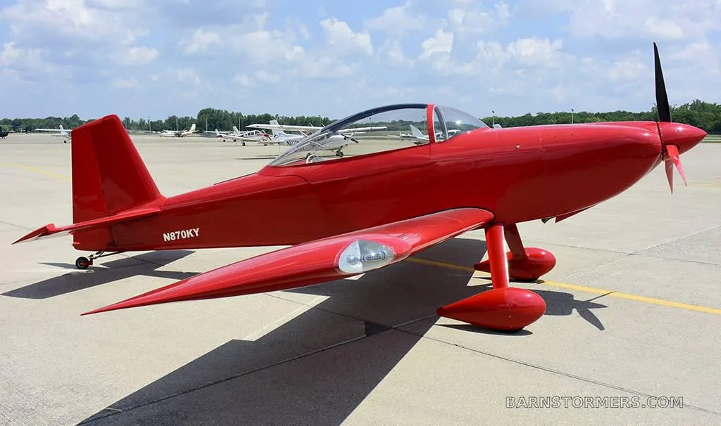 Exterior view of a 2016 Van'S RV-8.