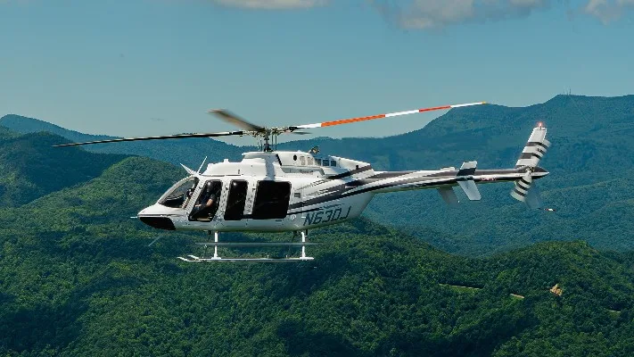 Marketing image of a 2024 Bell 407.
