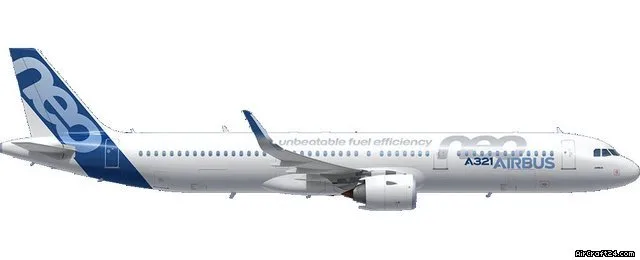 Marketing image of a 2015 Airbus A321.