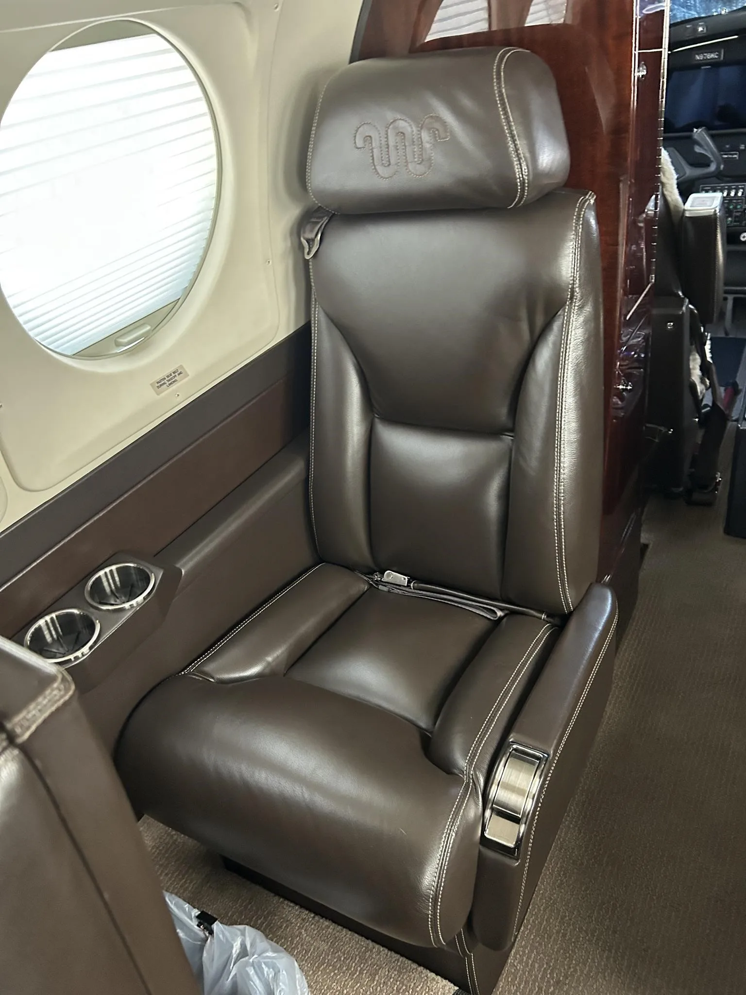 Cabin interior of a 1979 BEECHCRAFT KING AIR 200.