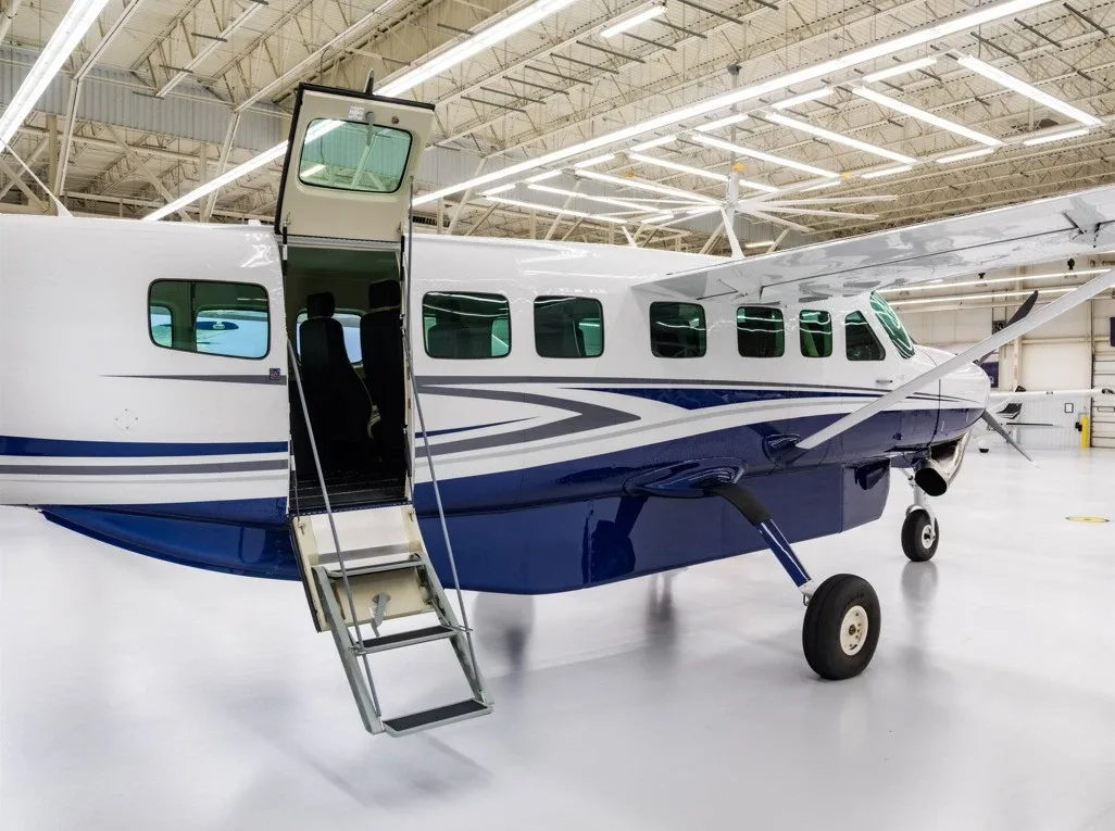 Exterior view of a 2025 Cessna Caravan 208B Grand.