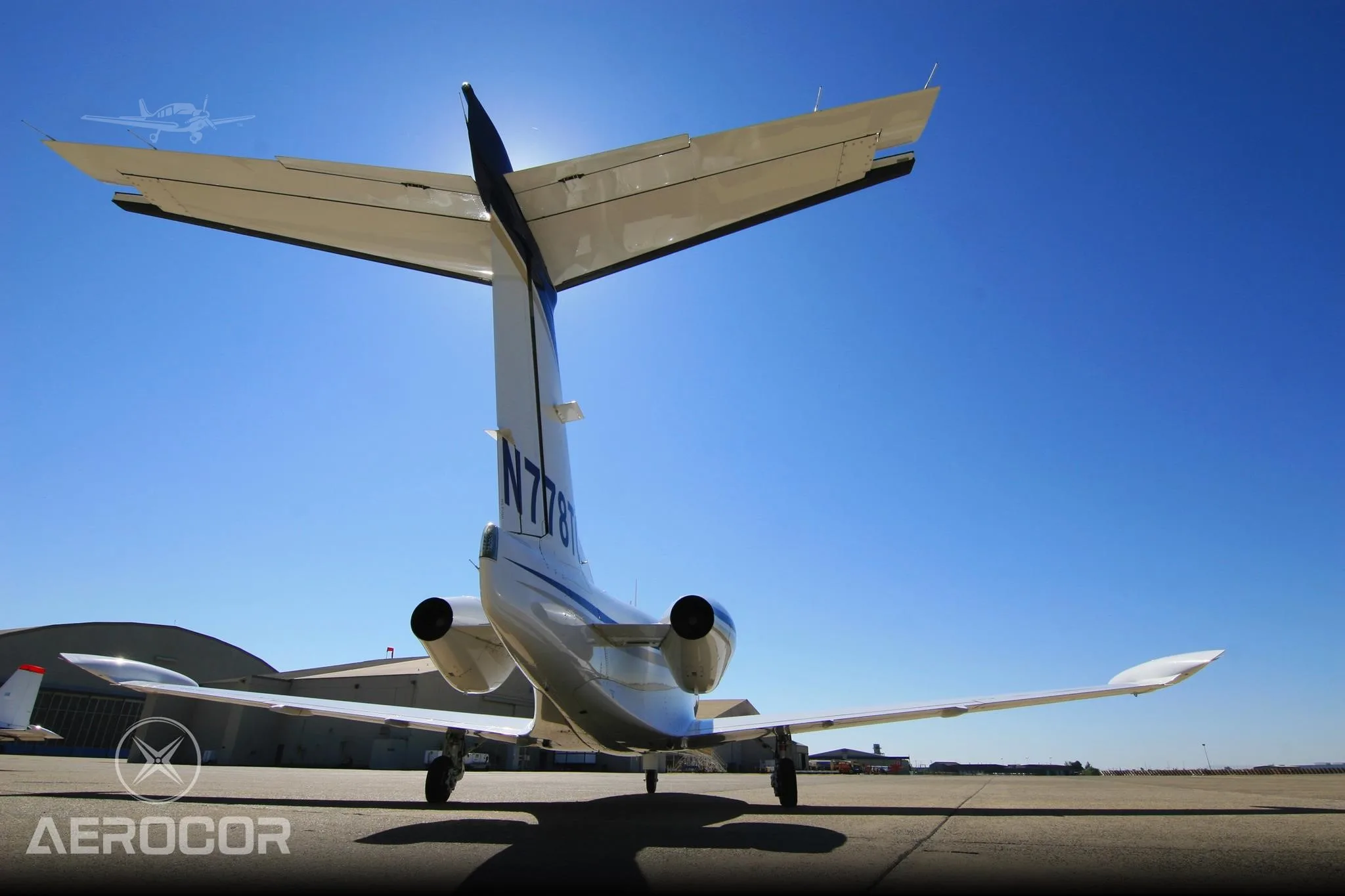 Exterior view of a 2007 ECLIPSE 500, N778TC.