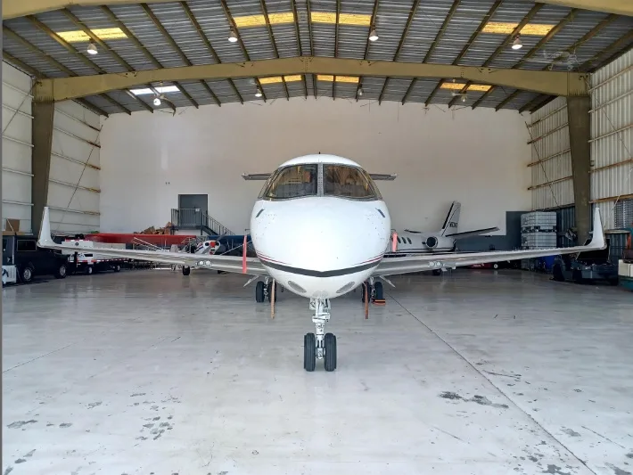Exterior view of a 2008 Cessna Citation Mustang.