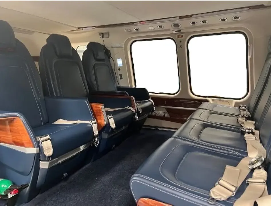 Cabin interior of a 2016 Leonardo AW169.