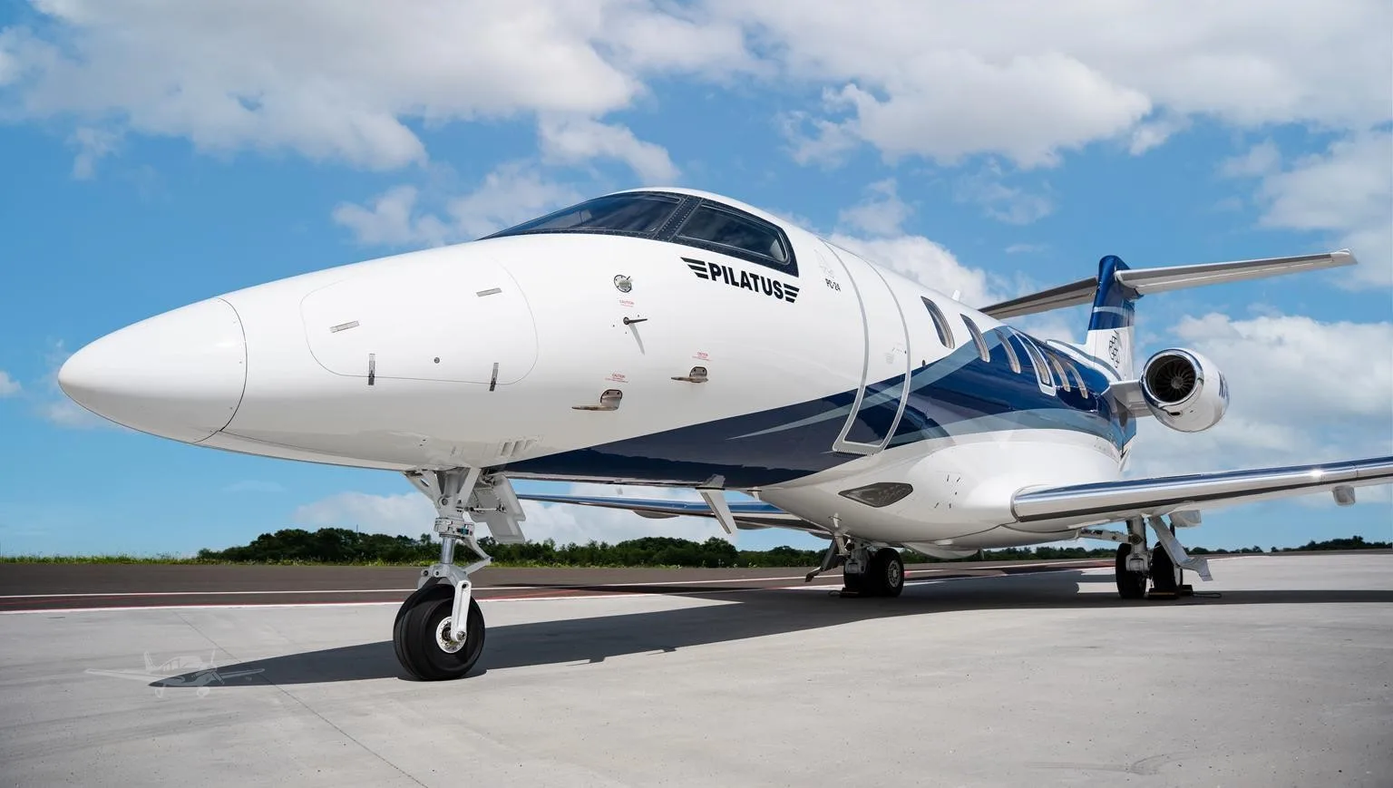 Exterior view of a 2018 PILATUS PC-24.