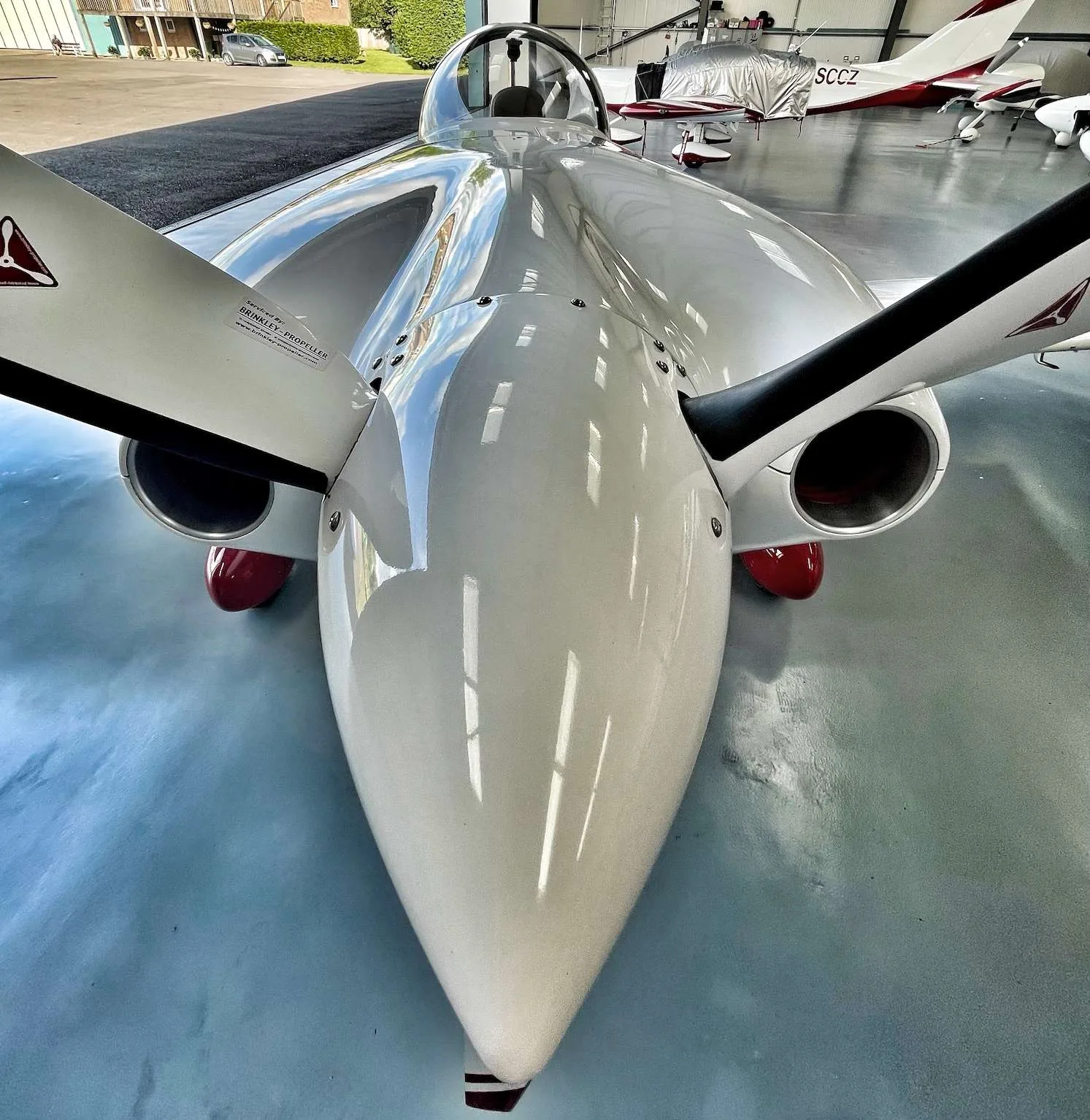 Exterior view of a 2015 Vans RV8.