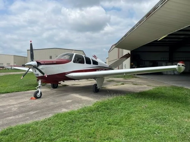 Exterior view of a 1965 BEECHCRAFT S35 BONANZA, N534E.