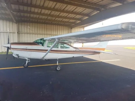 Exterior view of a 1980 Cessna, R-182RG.