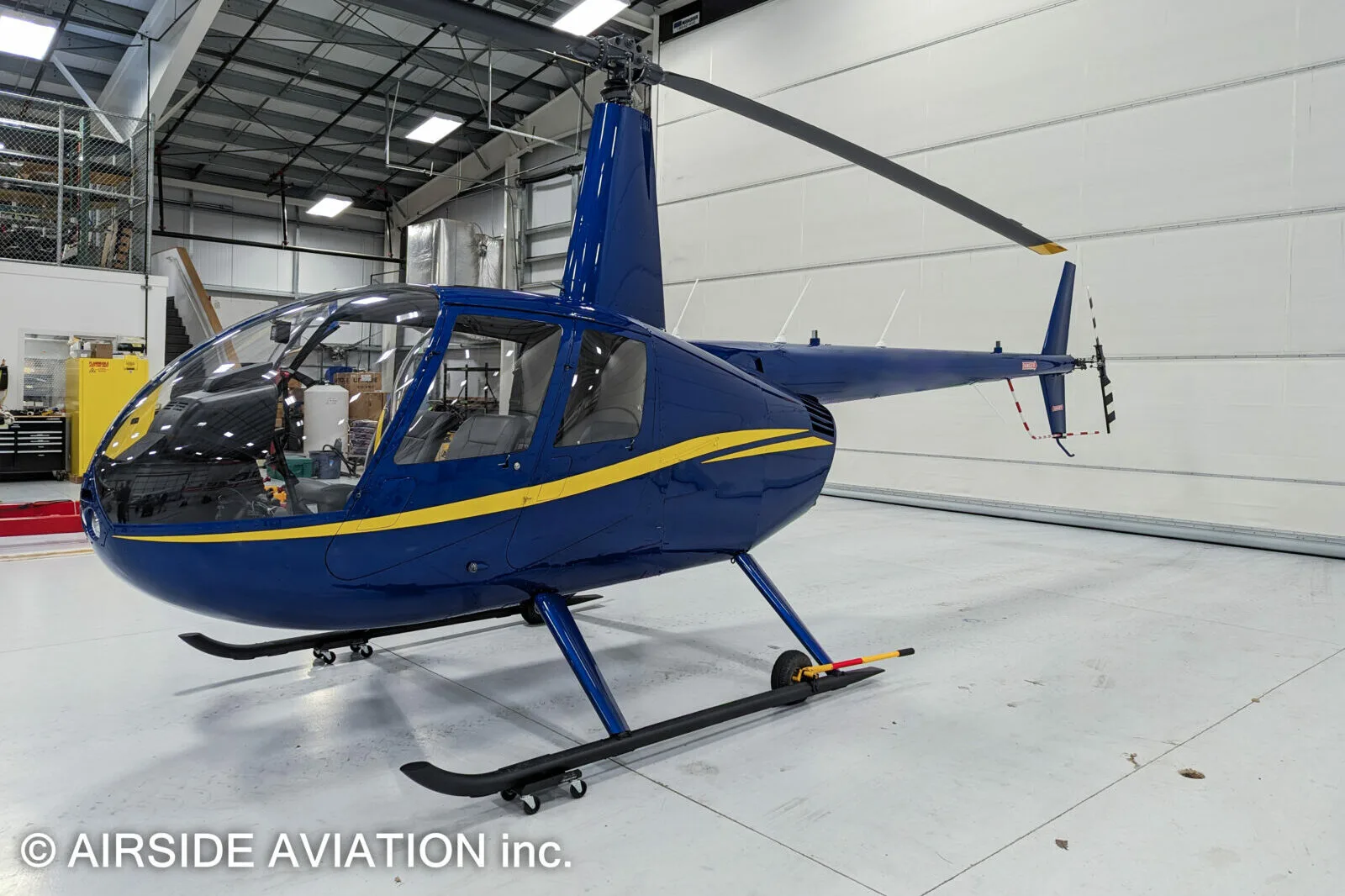 Exterior view of a 2023 Helicopter R44.