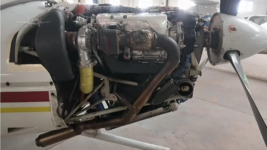 Engine detail of a 2020 DIAMOND DA40 NG.