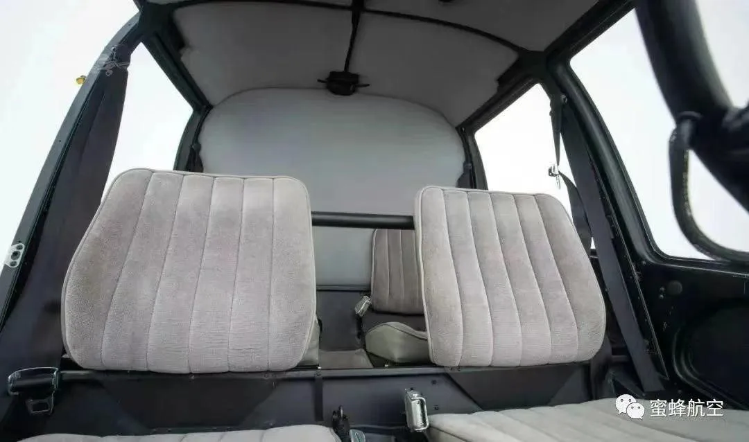 Cabin interior of a 2014 ROBINSON R44 RAVEN II.