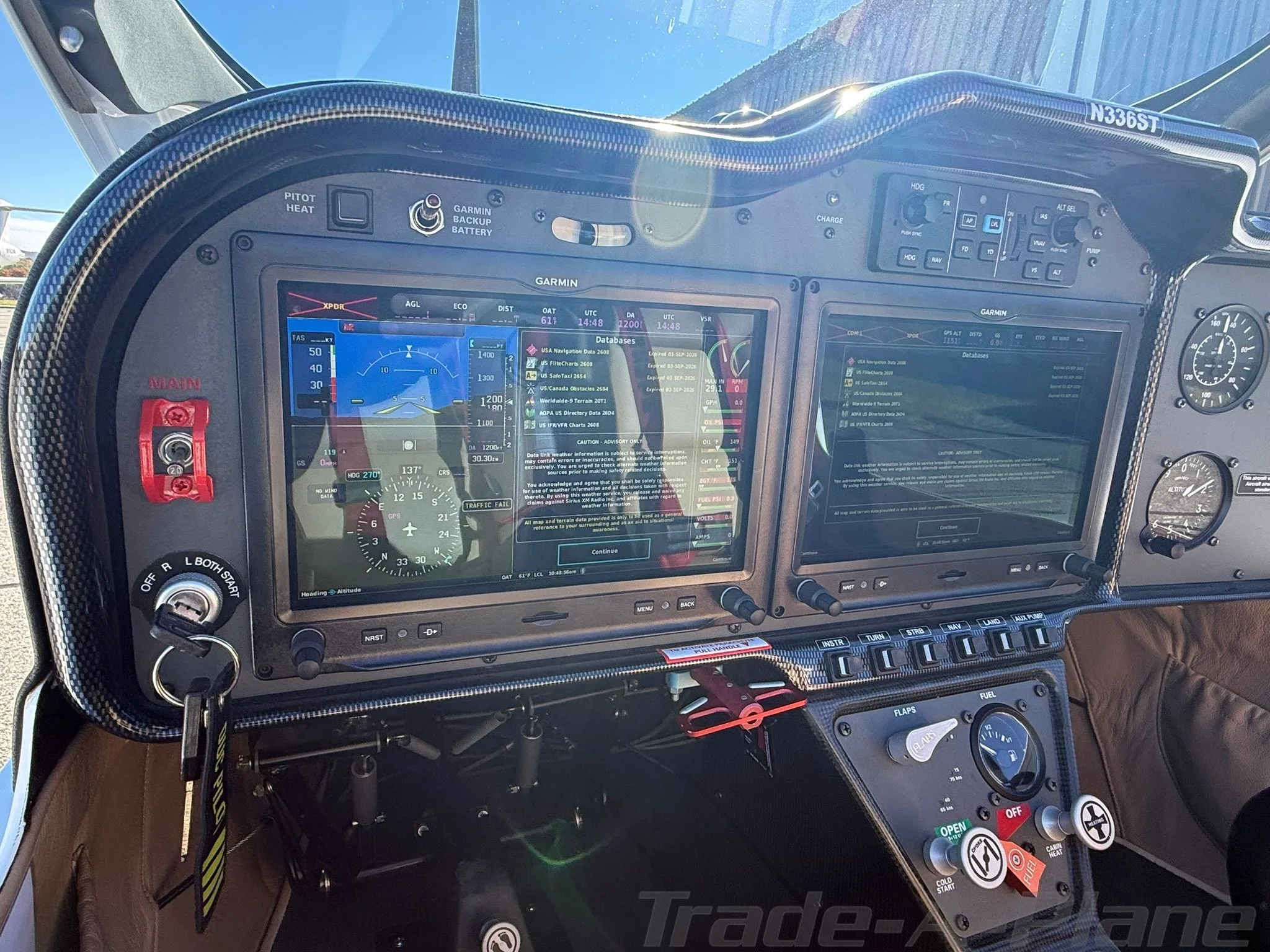 Cockpit and instrument panel of a 2018 TL SPORT AIRCRAFT TL-2000 STING S4.