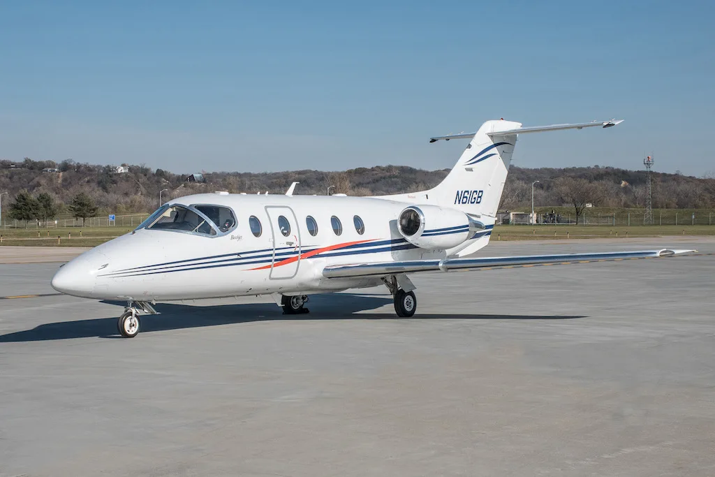 Marketing image of a 2002 Beechjet 400A.