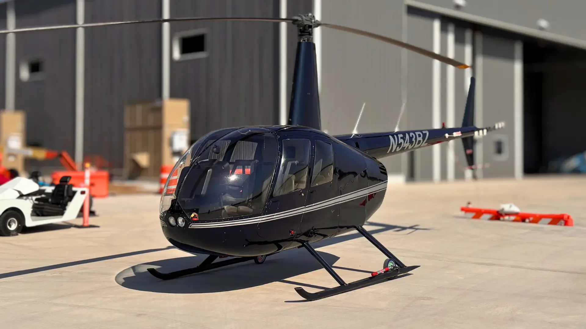 Marketing image of a 2009 Robinson R44.