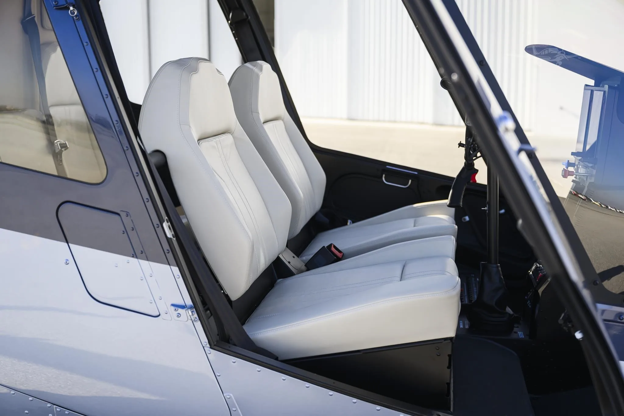 Cabin interior of a 2026 ROBINSON R66 NXG.