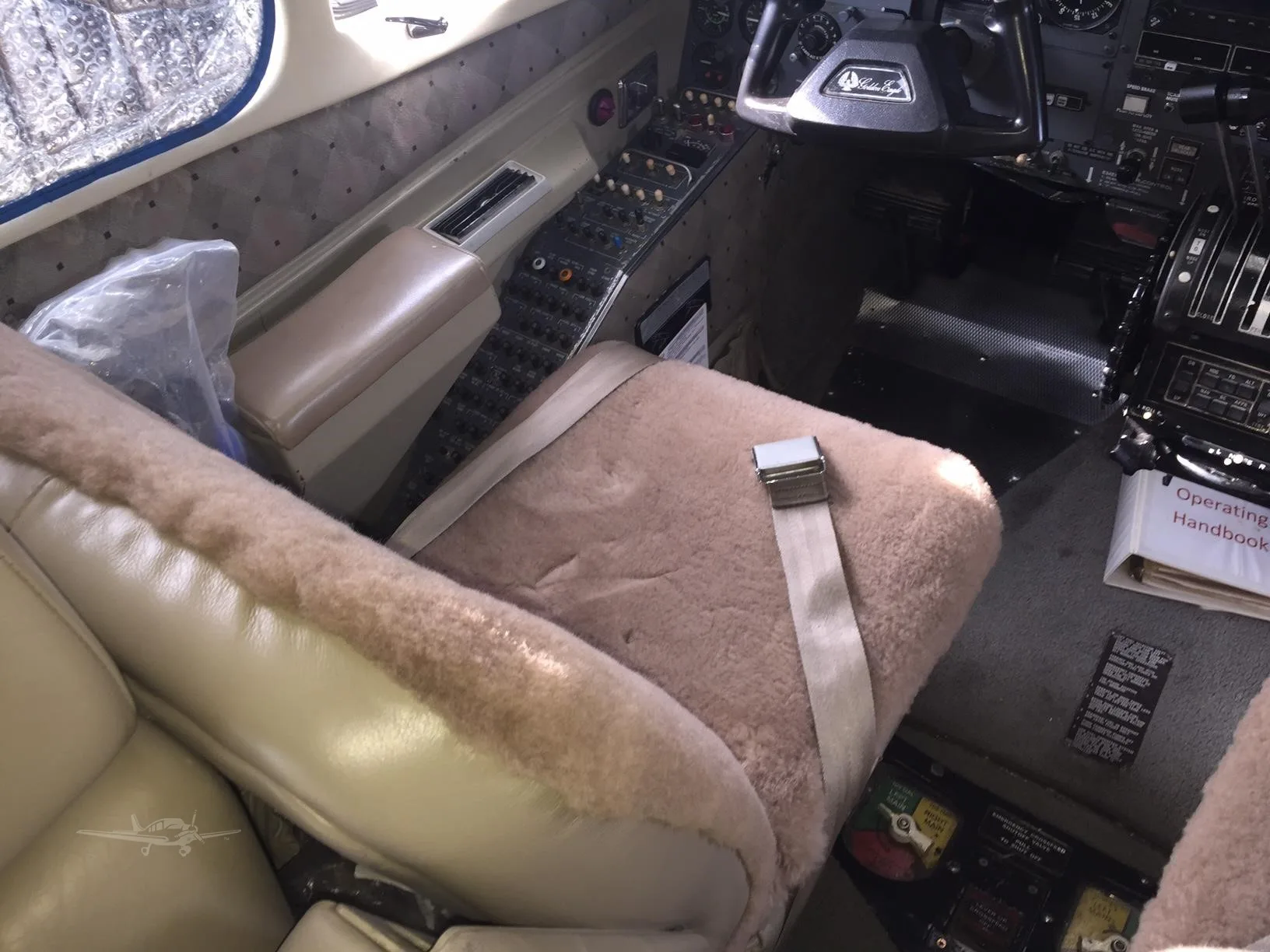 Cabin interior of a 1981 CESSNA 421C.