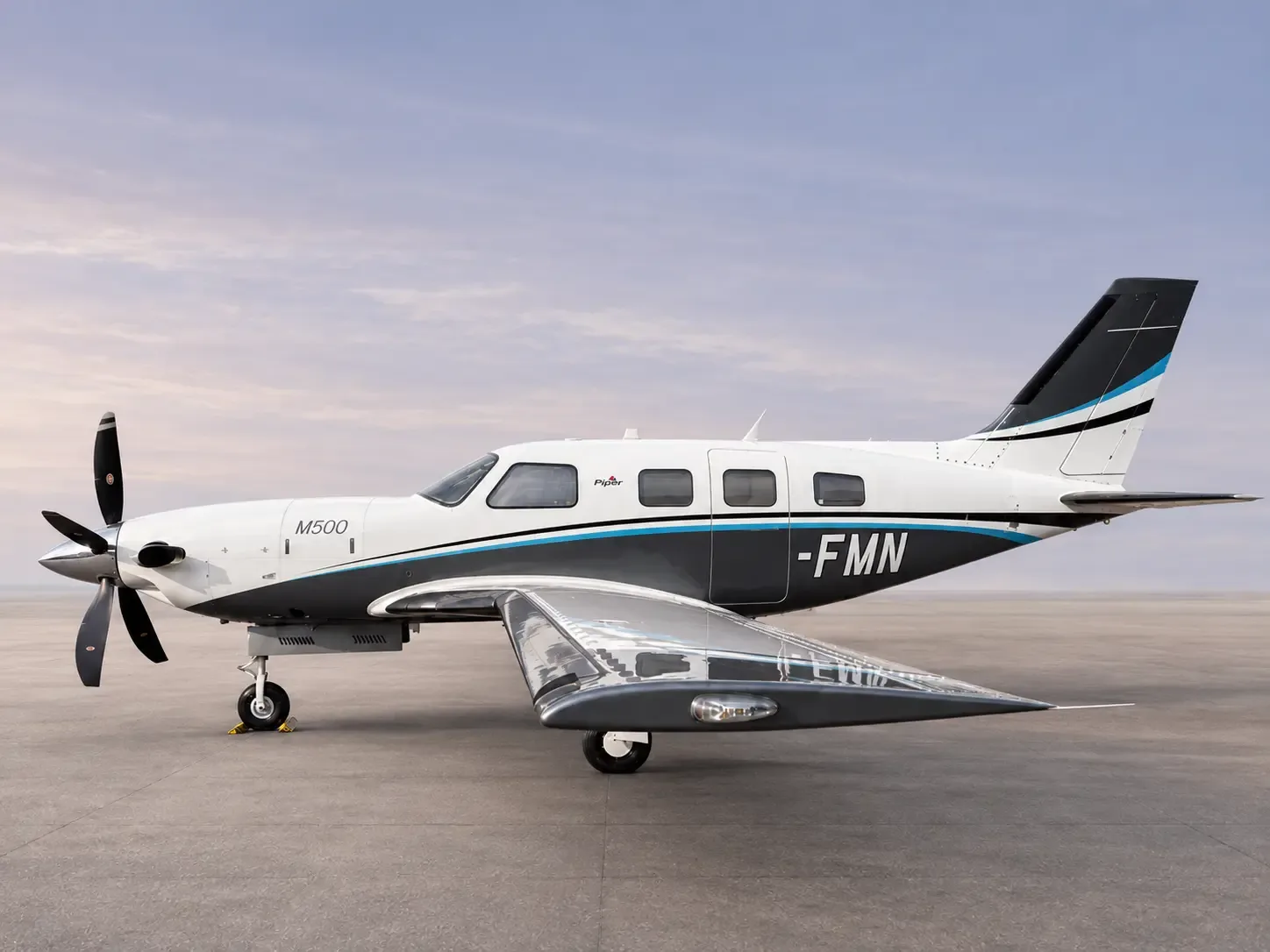 Exterior view of a 2019 Piper PA-46-500TP M500.