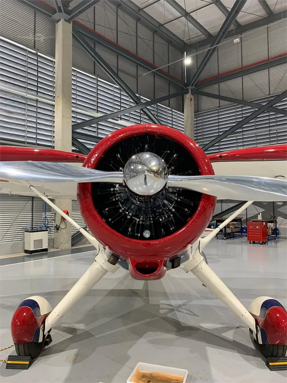 Exterior view of a 1943 STINSON V77 GULLWING, PP-PFE.