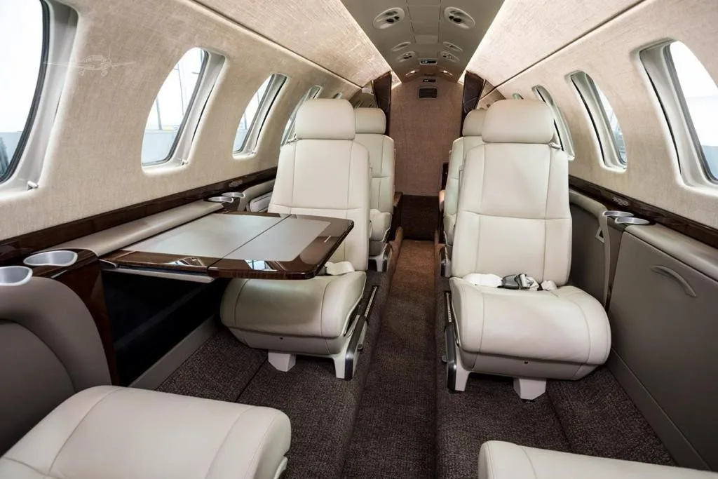 Cabin interior of a 2018 CESSNA CITATION CJ3+.