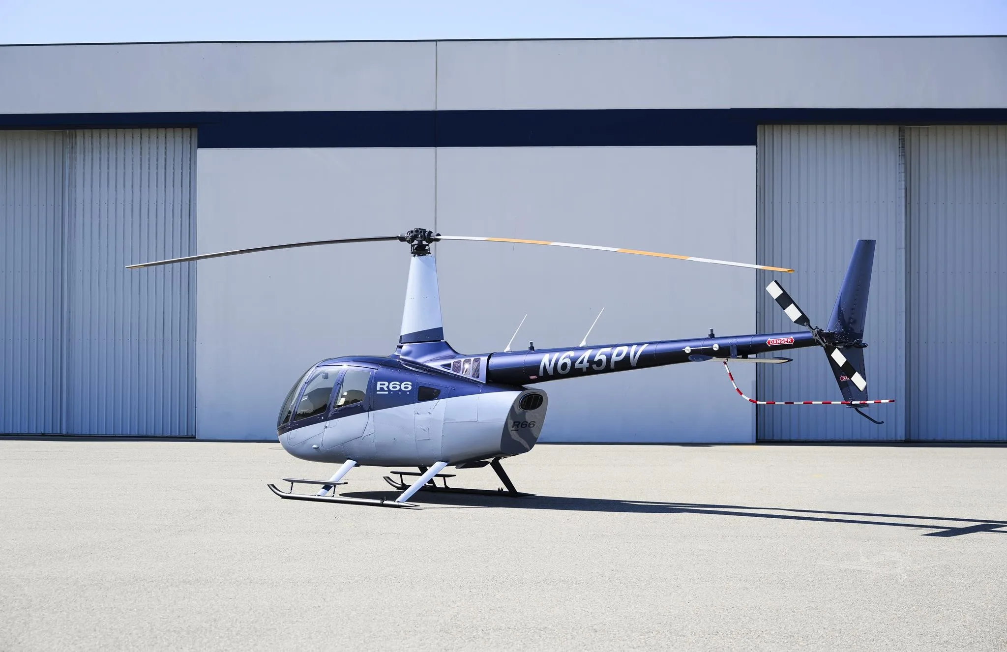 Avionics suite of a 2027 ROBINSON R66 NXG.
