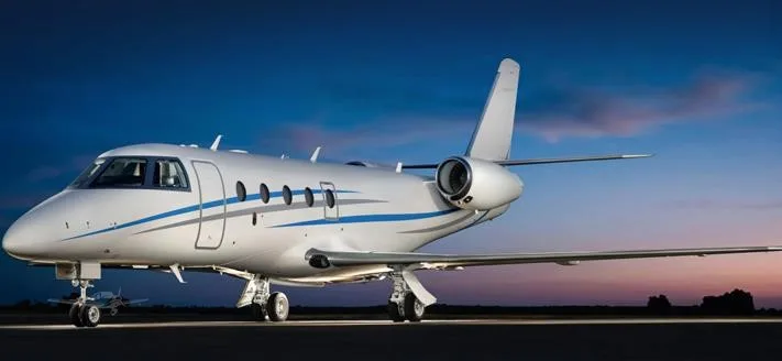 Exterior view of a 2007 GULFSTREAM G150.