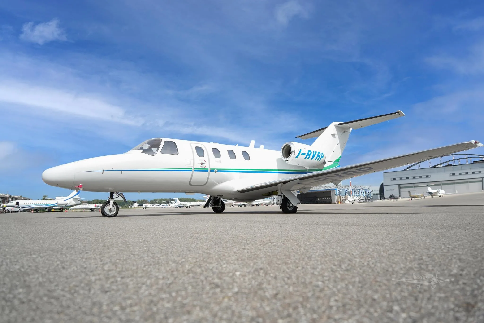 Exterior view of a 2000 CESSNA CITATION CJ1, I-RVRP.