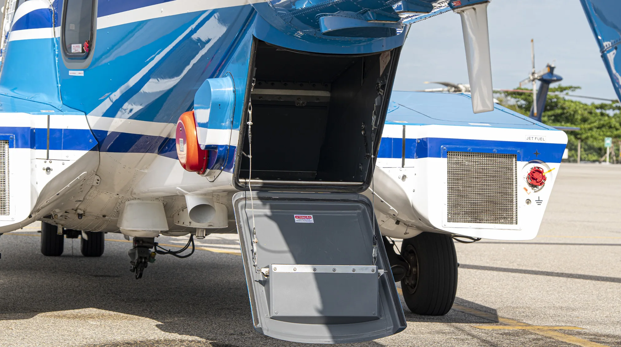 Exterior view of a 2012 Airbus EC225.