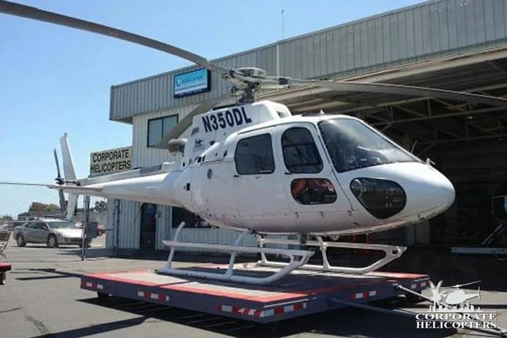 Cockpit and instrument panel of a 2008 Eurocopter AS350 B3.