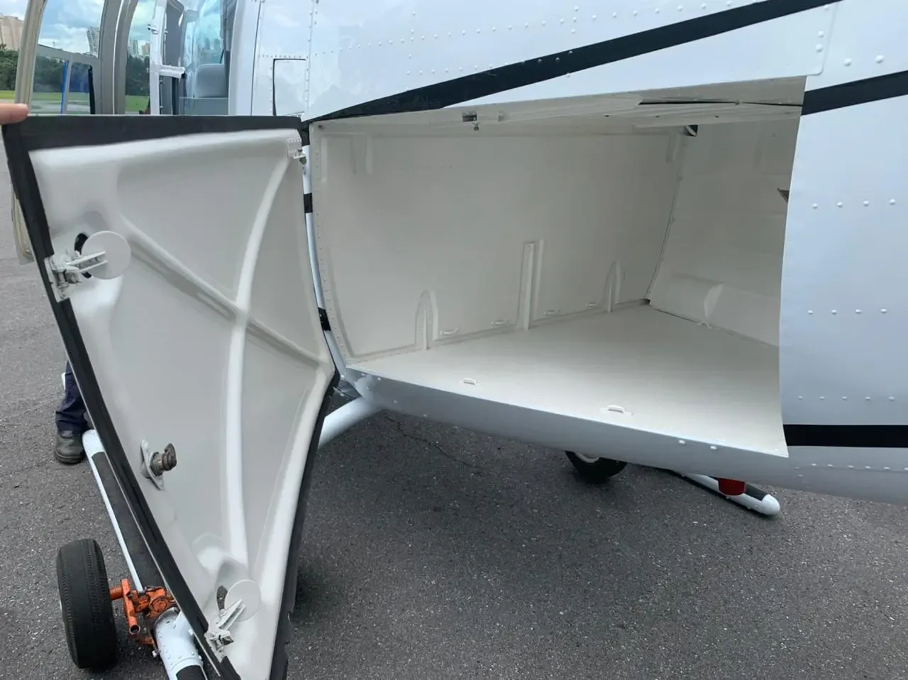 Cabin interior of a 1992 Bell 206B III Jet Ranger.