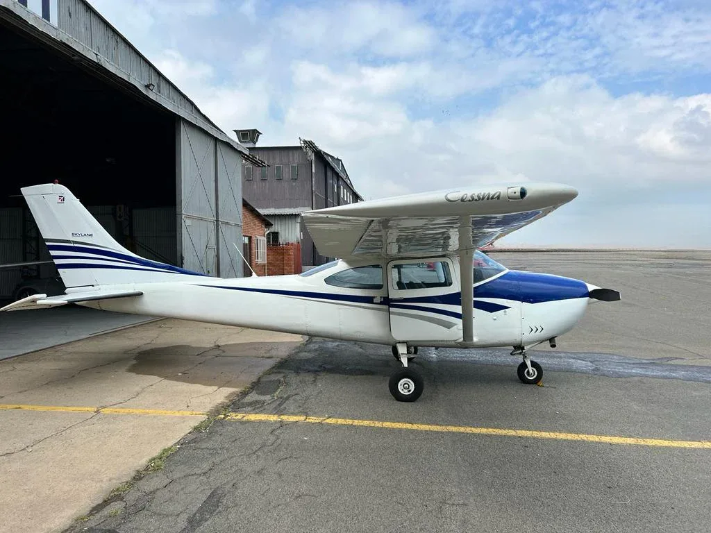 Exterior view of a 1965 Cessna 182H.