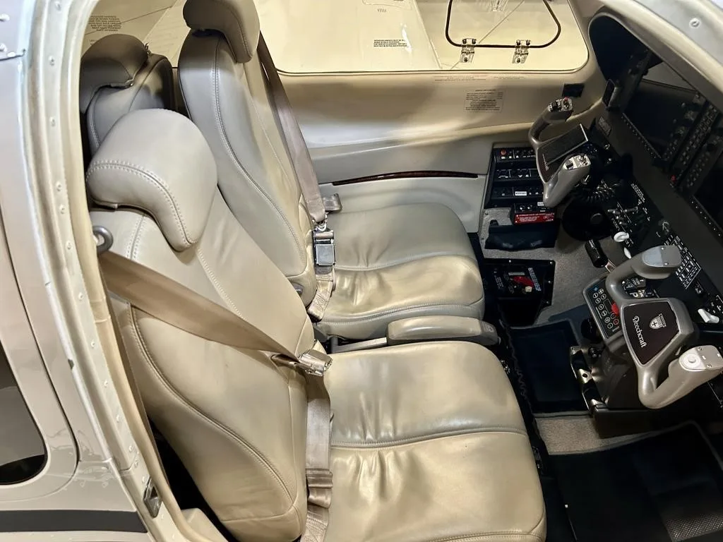 Cabin interior of a 2019 BEECHCRAFT G36 BONANZA.