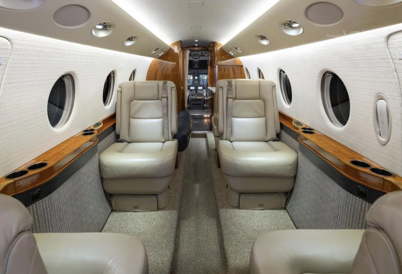 Cabin interior of a 2007 GULFSTREAM G150.