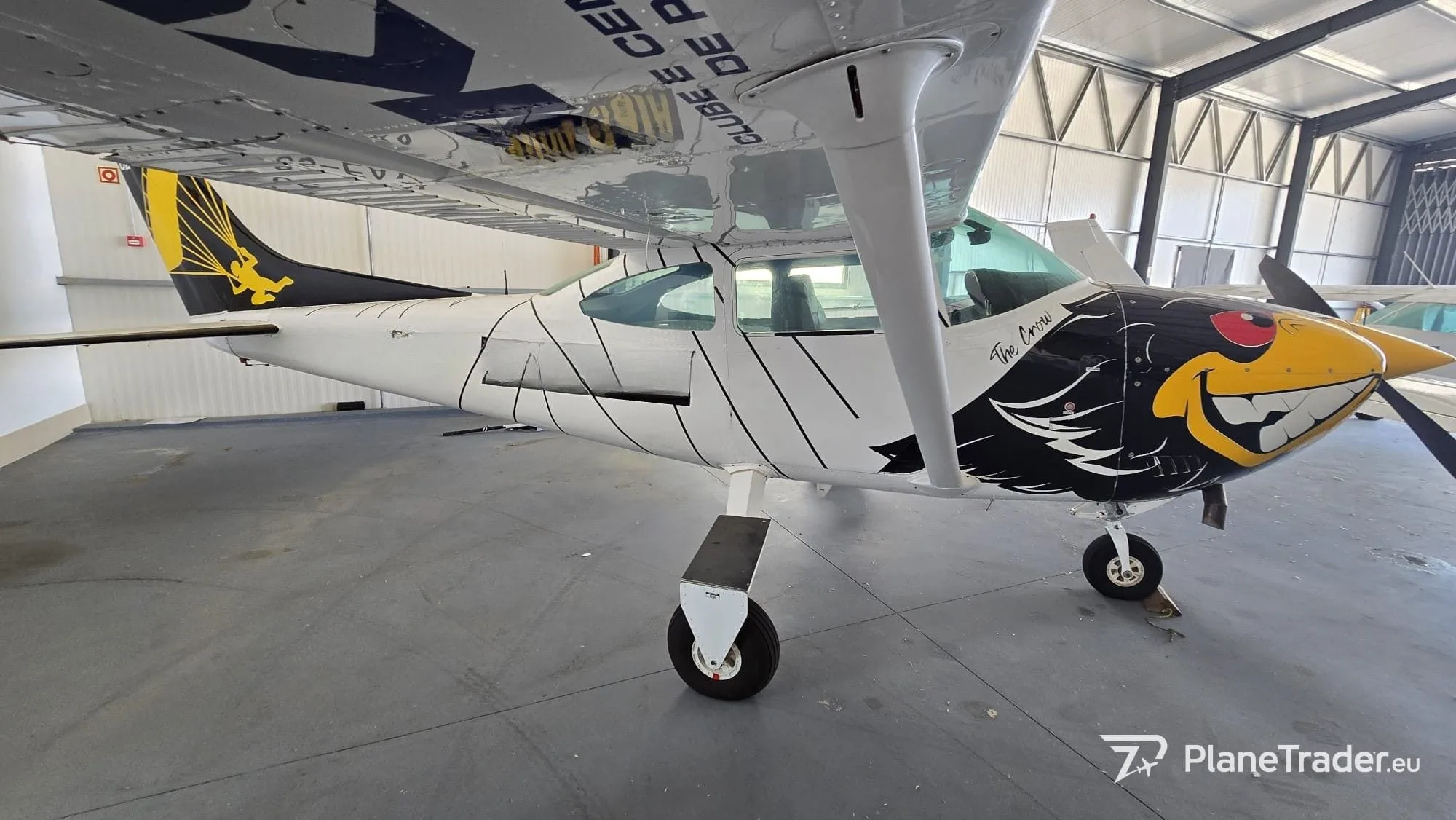 Exterior view of a 1977 Cessna C182Q Skylane.