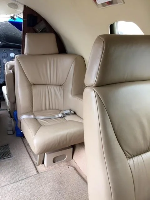 Cabin interior of a 1972 CESSNA CITATION 500.