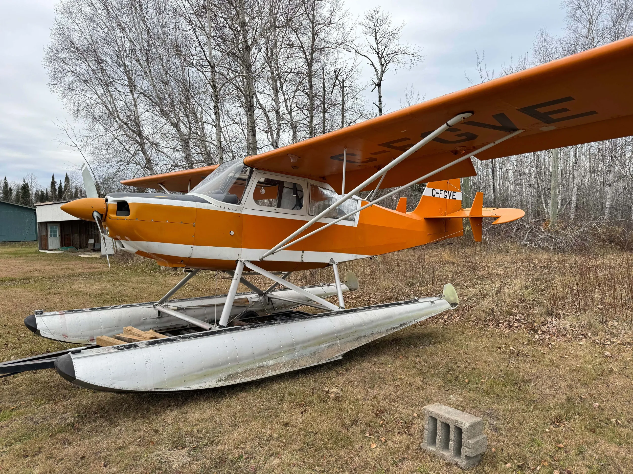Exterior view of a 1973 Bellanca Citabria GCBC.