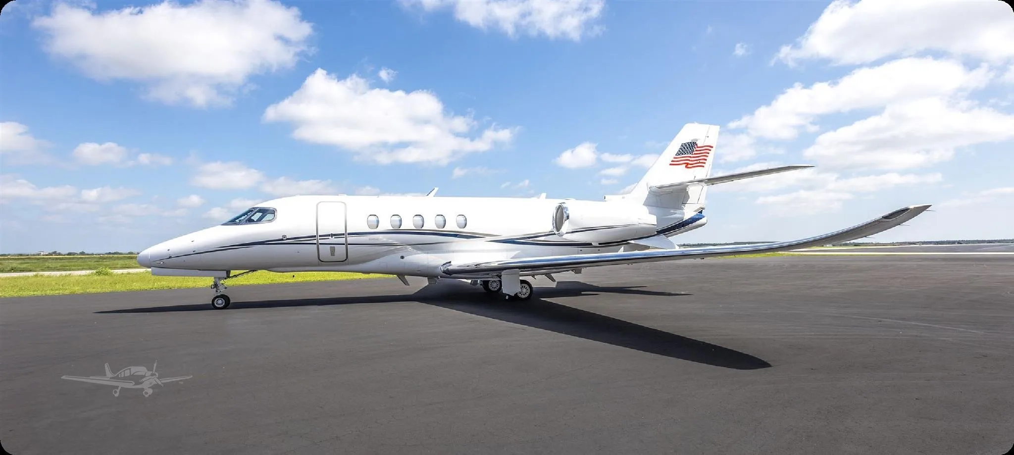 Exterior view of a 2024 CESSNA CITATION LATITUDE, N973KT.