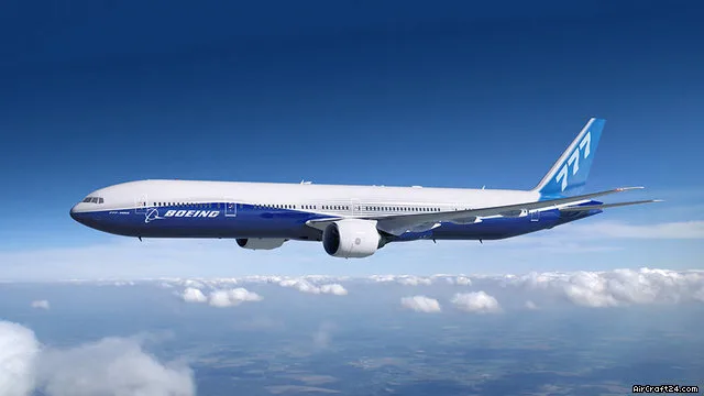 Marketing image of a 2011 Boeing B777-300ER.