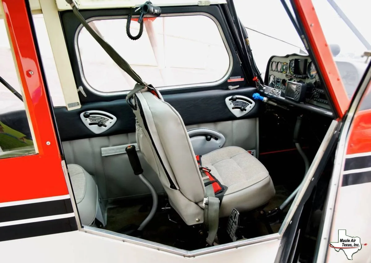 Cockpit and instrument panel of a 2003 American Champion 8KCAB Super Decathlon.
